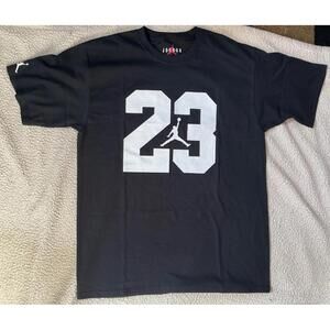 Jordan T-Shirt Short Sleeve Size Large Black Mens New